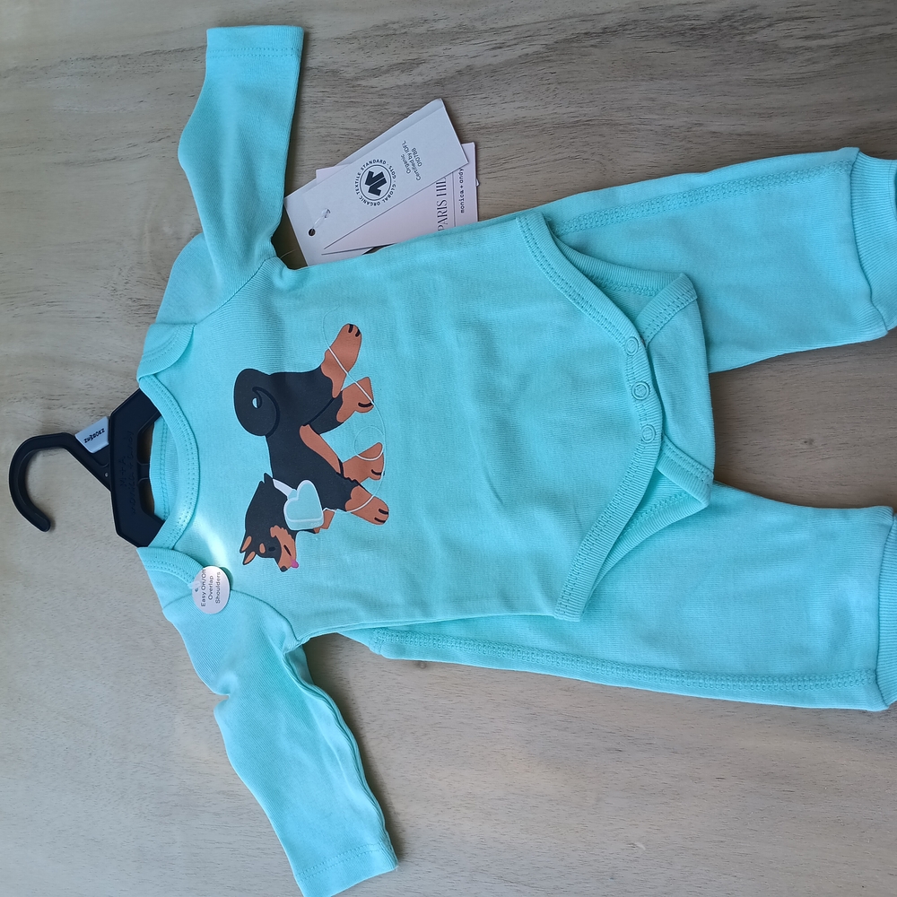 Paris Hilton Cozy Blue Nightgown Pajamas